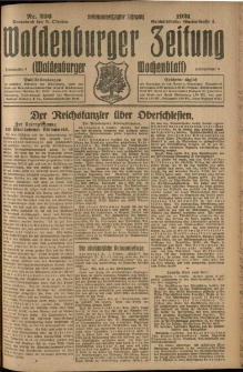 Waldenburger Zeitung, Jg. 67, 1921, nr 236