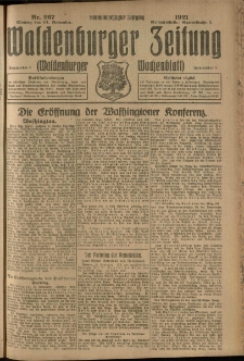 Waldenburger Zeitung, Jg. 67, 1921, nr 267