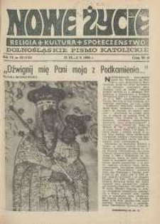 Nowe Życie: dolnośląskie pismo katolickie: religia, kultura, społeczeństwo, 1988, nr 20 (135)