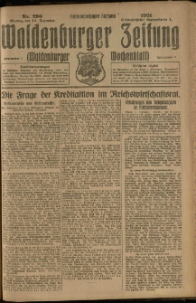 Waldenburger Zeitung, Jg. 67, 1921, nr 290