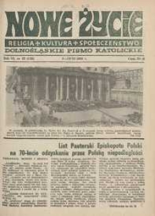 Nowe Życie: dolnośląskie pismo katolickie: religia, kultura, społeczeństwo, 1988, nr 23 (138)