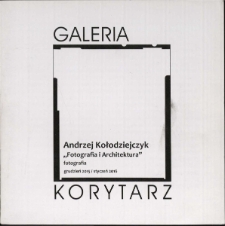 Fotografia i architektura - katalog [Dokument życia społecznego]