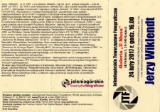 Fotografie znane i nieznane Jerzego Wiklendta Art. Fot. w 60. Rocznicę jego tw&oacute;rczości fotograficznej - katalog [Dokument życia społecznego]