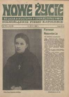 Nowe Życie: dolnośląskie pismo katolickie: religia, kultura, społeczeństwo, 1989, nr 8 (149)