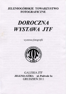 Doroczna wystawa JTF - katalog [Dokument życia społecznego]