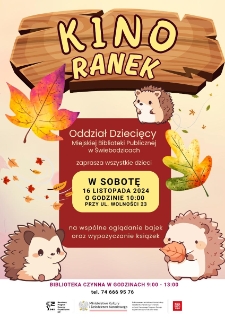 Kinoranek - plakat [Dokument życia społecznego]