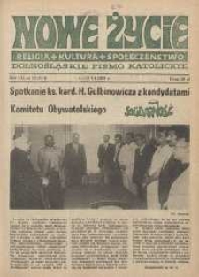 Nowe Życie: dolnośląskie pismo katolickie: religia, kultura, społeczeństwo, 1989, nr 13 (154)