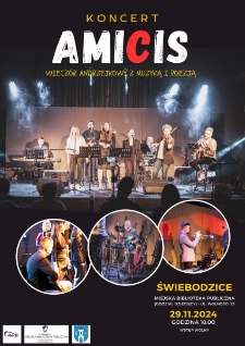 Koncert AMICIS - plakat [Dokument życia społecznego]