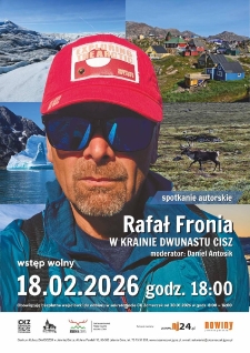 Spotkanie autorskie. Rafał Fronia - W krainie dwunastu dusz - plakat [Dokument życia społecznego]