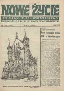Nowe Życie: dolnośląskie pismo katolickie: religia, kultura, społeczeństwo, 1989, nr 14 (155)