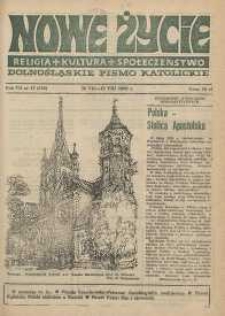 Nowe Życie: dolnośląskie pismo katolickie: religia, kultura, społeczeństwo, 1989, nr 17 (158)