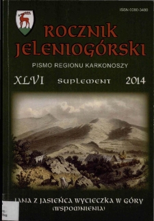 Rocznik Jeleniog&oacute;rski : suplement : Jana z Jasieńca wycieczka w g&oacute;ry (wspomnienia), t. 46