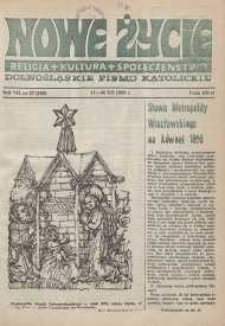 Nowe Życie: dolnośląskie pismo katolickie: religia, kultura, społeczeństwo, 1989, nr 27 (168)