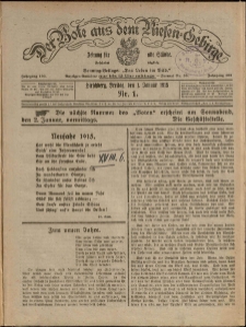 Der Bote aus dem Riesen-Gebirge : Zeitung f&uuml;r alle St&auml;nde, R. 103, 1915, nr 1