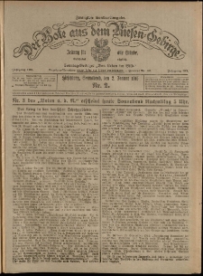 Der Bote aus dem Riesen-Gebirge : Zeitung f&uuml;r alle St&auml;nde, R. 103, 1915, nr 2