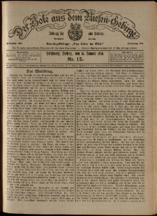 Der Bote aus dem Riesen-Gebirge : Zeitung f&uuml;r alle St&auml;nde, R. 103, 1915, nr 15