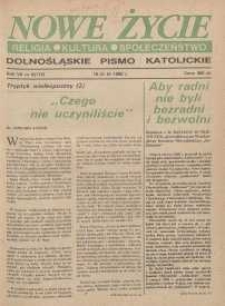 Nowe Życie: dolnośląskie pismo katolickie: religia, kultura, społeczeństwo, 1990, nr 6 (174)