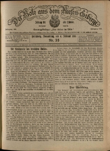 Der Bote aus dem Riesen-Gebirge : Zeitung f&uuml;r alle St&auml;nde, R. 103, 1915, nr 35