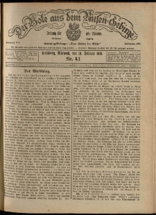 Der Bote aus dem Riesen-Gebirge : Zeitung f&uuml;r alle St&auml;nde, R. 103, 1915, nr 41