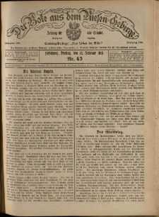 Der Bote aus dem Riesen-Gebirge : Zeitung f&uuml;r alle St&auml;nde, R. 103, 1915, nr 43