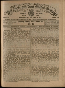 Der Bote aus dem Riesen-Gebirge : Zeitung f&uuml;r alle St&auml;nde, R. 103, 1915, nr 47