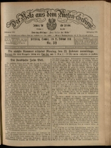 Der Bote aus dem Riesen-Gebirge : Zeitung f&uuml;r alle St&auml;nde, R. 103, 1915, nr 52