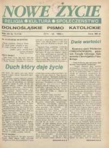 Nowe Życie: dolnośląskie pismo katolickie: religia, kultura, społeczeństwo, 1990, nr 11 (179)