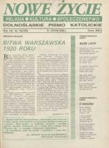 Nowe Życie: dolnośląskie pismo katolickie: religia, kultura, społeczeństwo, 1990, nr 16 (183)