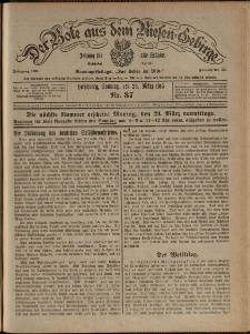Der Bote aus dem Riesen-Gebirge : Zeitung f&uuml;r alle St&auml;nde, R. 103, 1915, nr 87