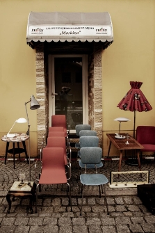 Salon fryzjerski [Dokument ikonograficzny]