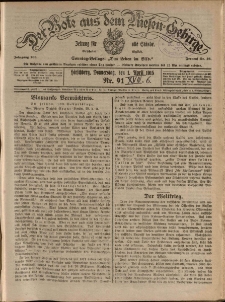 Der Bote aus dem Riesen-Gebirge : Zeitung f&uuml;r alle St&auml;nde, R. 103, 1915, nr 91