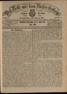 Der Bote aus dem Riesen-Gebirge : Zeitung f&uuml;r alle St&auml;nde, R. 103, 1915, nr 96