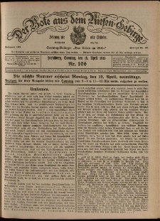 Der Bote aus dem Riesen-Gebirge : Zeitung f&uuml;r alle St&auml;nde, R. 103, 1915, nr 106