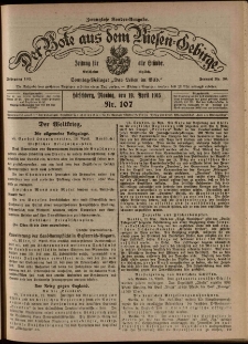 Der Bote aus dem Riesen-Gebirge : Zeitung f&uuml;r alle St&auml;nde, R. 103, 1915, nr 107