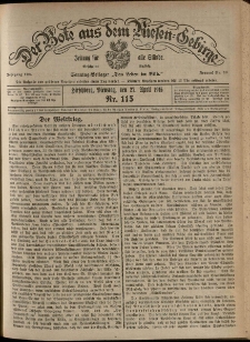 Der Bote aus dem Riesen-Gebirge : Zeitung f&uuml;r alle St&auml;nde, R. 103, 1915, nr 115