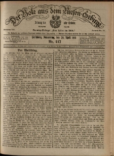 Der Bote aus dem Riesen-Gebirge : Zeitung f&uuml;r alle St&auml;nde, R. 103, 1915, nr 117