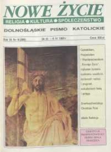 Nowe Życie: dolnośląskie pismo katolickie: religia, kultura, społeczeństwo, 1991, nr 6 (200)