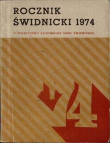 Rocznik Świdnicki, T. 2 (1974)