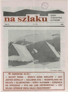 Na Szlaku : g&oacute;ry, turystyka, alpinizm, 1992, nr 1/31