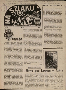 Na Szlaku : turystyka - krajoznawsto - alpinizm, 1990, nr 1/19