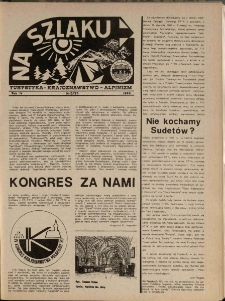 Na Szlaku : turystyka - krajoznawsto - alpinizm, 1990, nr 5/23
