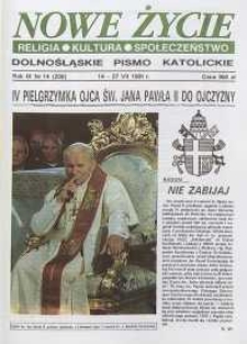 Nowe Życie: dolnośląskie pismo katolickie: religia, kultura, społeczeństwo, 1991, nr 14 (208)
