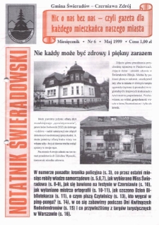 Notatnik Świeradowski, 1999, nr 6 (maj)