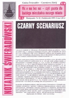 Notatnik Świeradowski, 1999, nr 11 (październik)