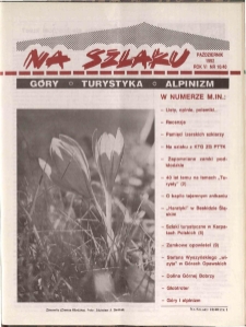Na Szlaku : g&oacute;ry, turystyka, alpinizm, 1992, nr 10/40
