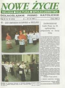 Nowe Życie: dolnośląskie pismo katolickie: religia, kultura, społeczeństwo, 1991, nr 18 (212)