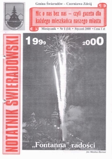 Notatnik Świeradowski, 2000, nr 1 (14)