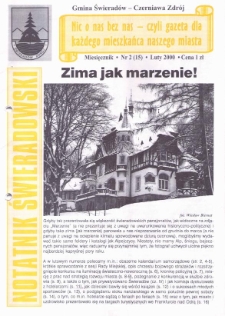 Notatnik Świeradowski, 2000, nr 2 (15)
