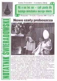 Notatnik Świeradowski, 2000, nr 6 (19)