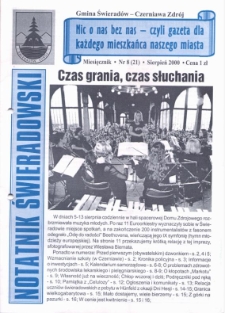 Notatnik Świeradowski, 2000, nr 8 (21)